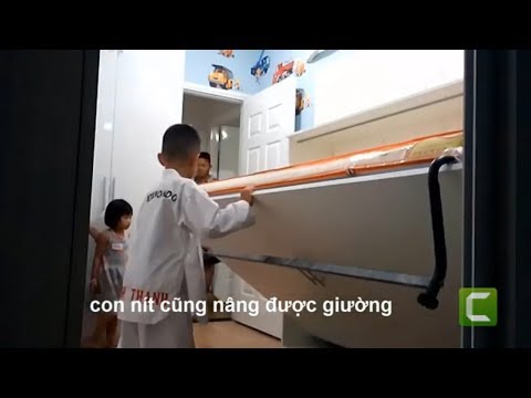 Video Giường gấp thông minh - đa năng - Mạnh Tùng cho phòng... - youtube