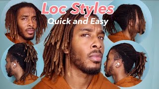 Quick and EASY Dreadlock Styles for Medium Length Locs 2021 (Hightop Dreads) | w/ TUTORIAL