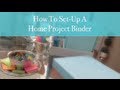 DIY: How To Set Up A Home Project Binder