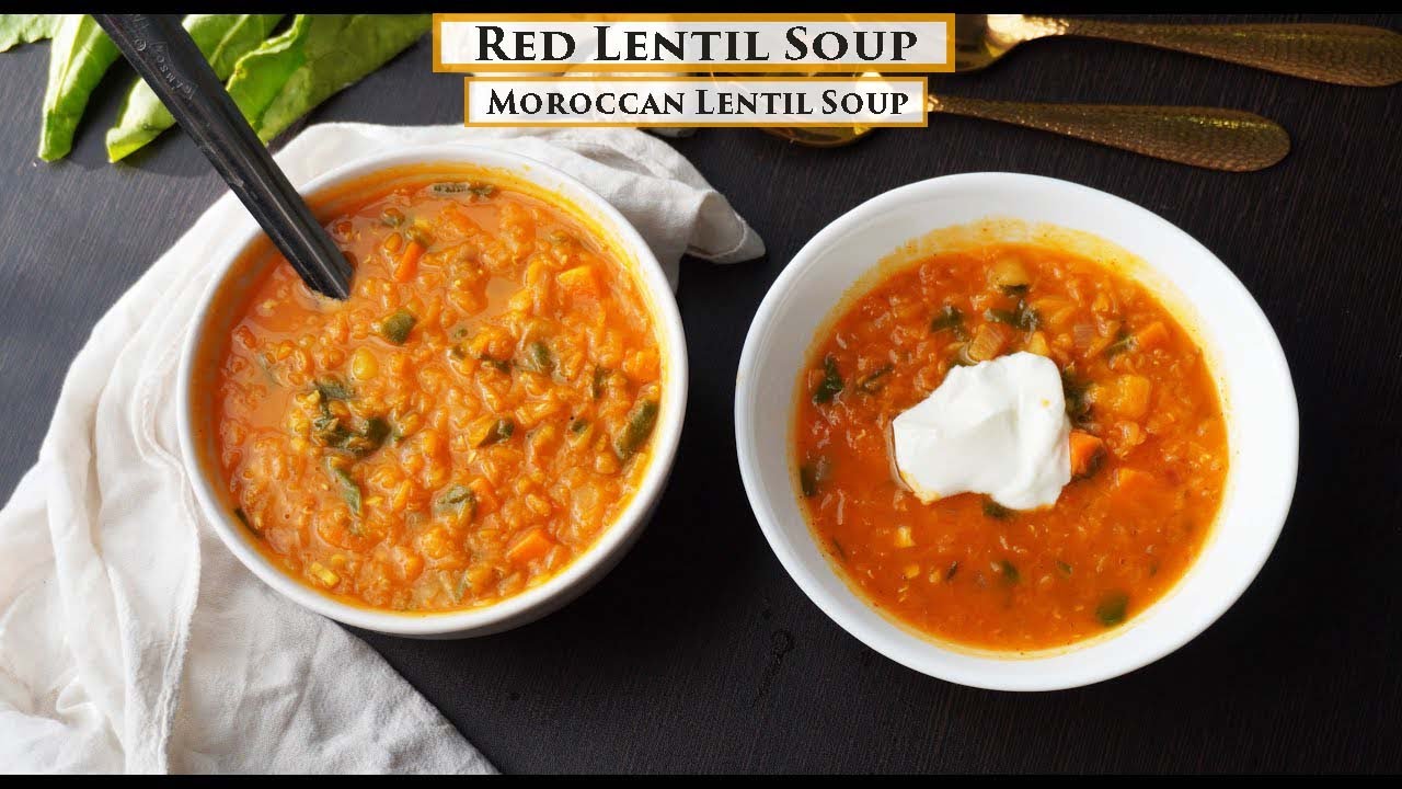 Lentil Soup Moroccan Lentil Soup Red Lentil Soup Healthy Recipes Flavour It Fancy Youtube