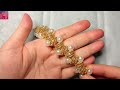 DIY glam pearl bracelet, making bracelet with pearls & seed beads