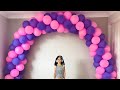 How to make balloon arch without stand / Spiral balloon