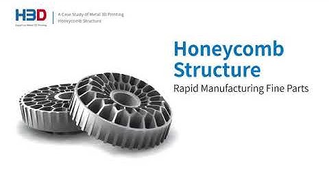 Metal 3D printed Honeycomb Specimens-Hexagonal Honeycomb