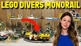 I Built A 90s-Style LEGO® Divers Monorail MOC 🤿✨