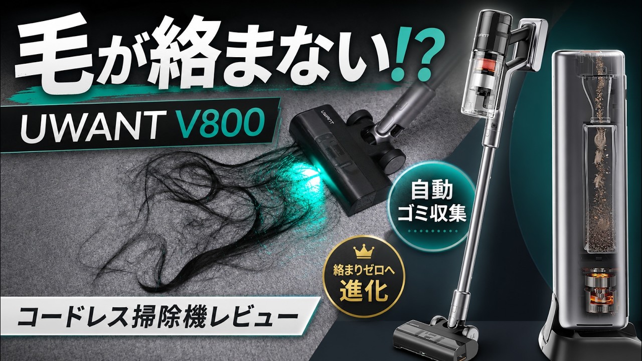 Review] Does Hair Really Not Get Tangled? Putting the UWANT V800