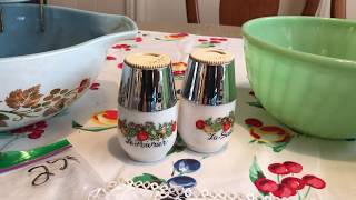 Garage Sale Finds Video #160 Pyrex Fire King Jadeite & Jewelry