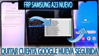 FRP SAMSUNG A23 QUITAR CUENTA GOOGLE ALL SECURITY BIEN EXPLICADO A235 PASO A PASO ALL BIT