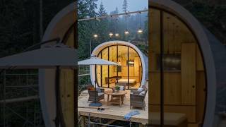 Tiny Forest Pod With Million-Dollar Views #decor #shorts #pod