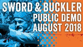 I.33 Buckler Demo in Historical Costume Veste Coburg 2018