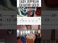 Led Zeppelin Solo - Tangerine - EASY Guitar Lesson  #guitarlessons #guitar #youtubeshorts
