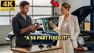 The CEO Bet Her Lamborghini He Couldn’t Fix Her Porsche—Then the Single Dad Fixed It With a $6 Part
