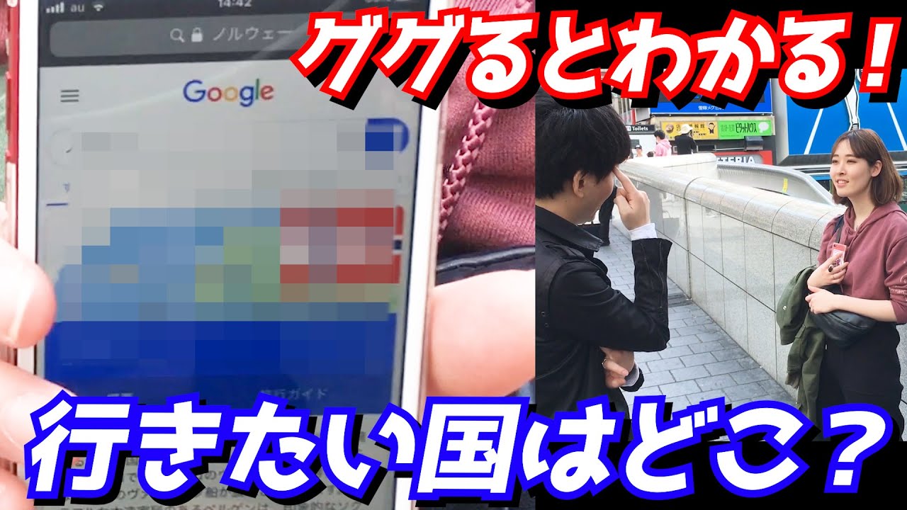 Which country do you want to go to? Magic guessing by Googling