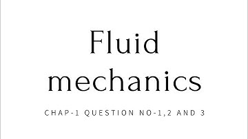 Fluid mechanics numericals | Chapter-1 |  Question no-1,2,3 | Gate-PYQ #abikstudy