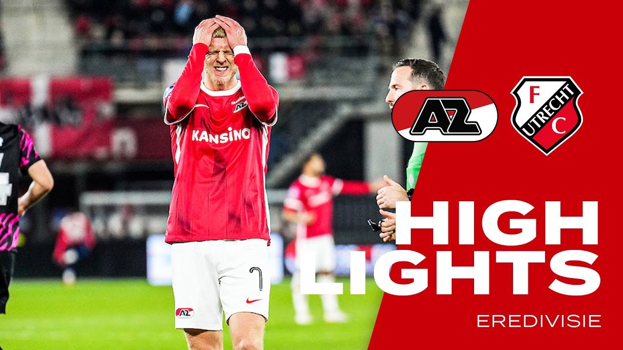 ⁣😱 𝗖𝗿𝗮𝘇𝘆 𝗴𝗮𝗺𝗲 𝘄𝗶𝘁𝗵 𝘁𝗲𝗻 𝗴𝗼𝗮𝗹𝘀 | Highlights AZ - FC Utrecht