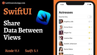 SwiftUI: Share Data Between Views(Controllers) using @State and @Binding (2020)