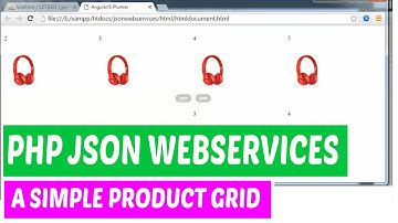 Create a product grid using PHP JSON data PART 1