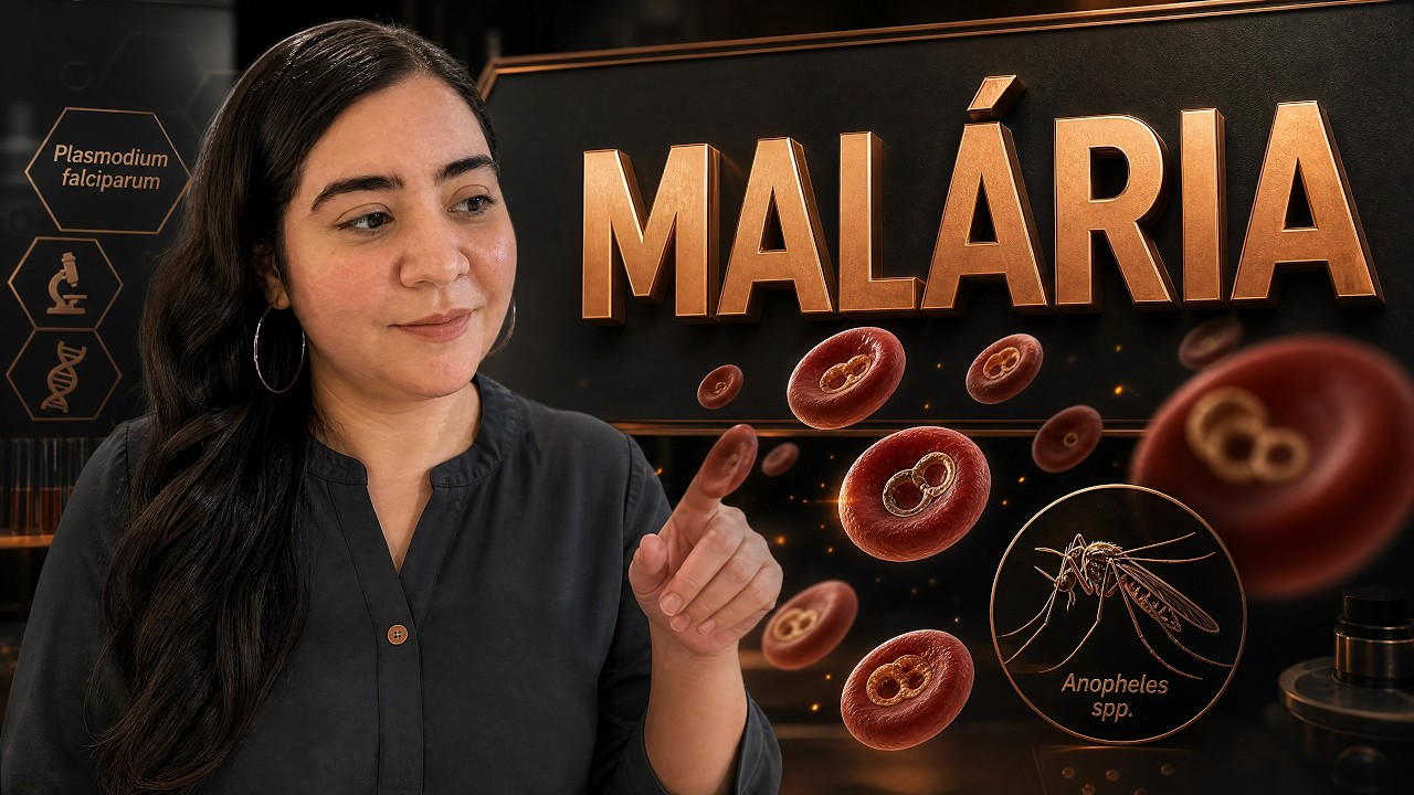 Malária: Plasmodium spp.