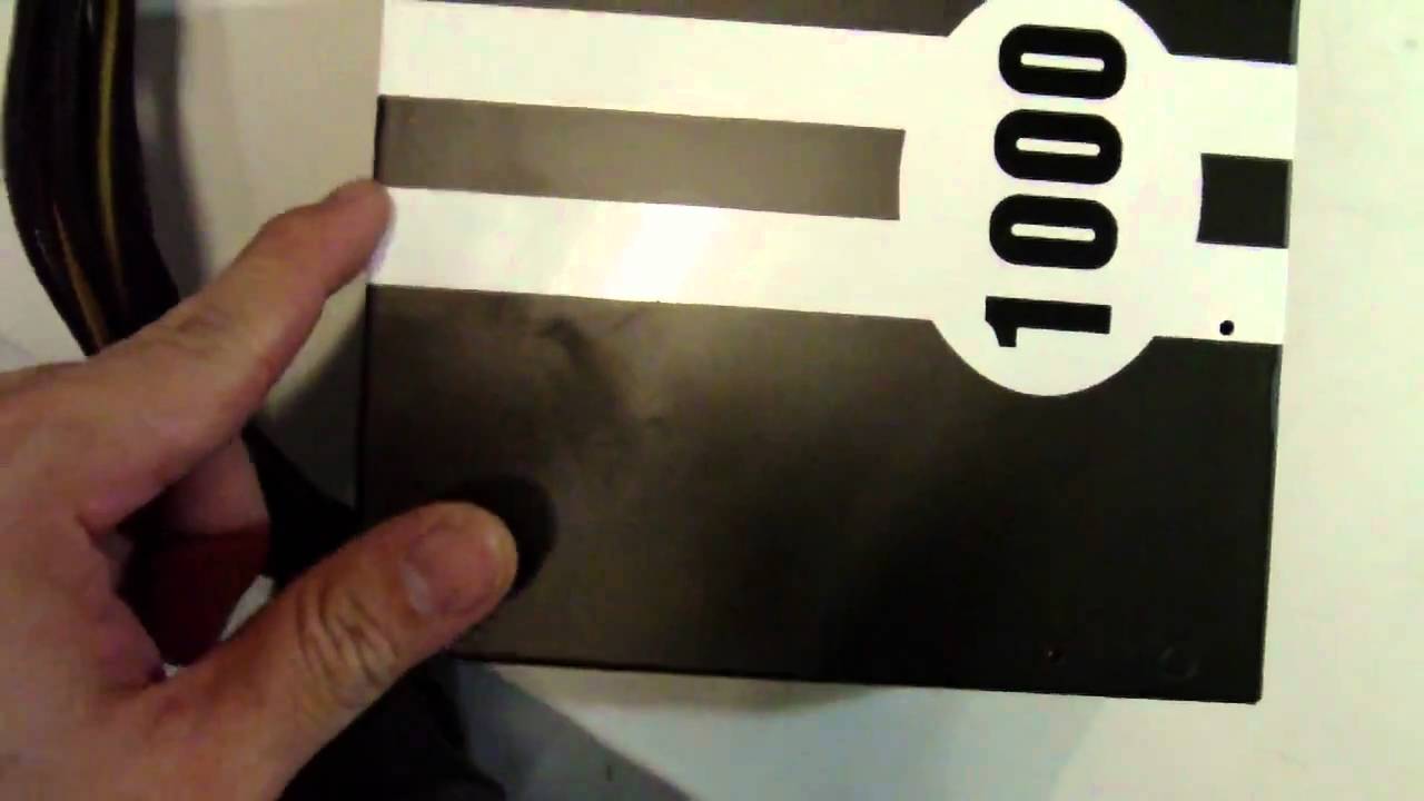 Antec Quattro True Power 1000 watt Unboxing