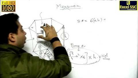 IMPORTANT: Mensuration HEXAGONAL PYRAMID - SSC Online Classes Tutorial  (Excel SSC Coaching Classes)