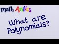 Algebra Basics: What Are Polynomials? - Math Antics