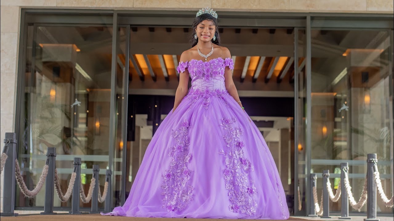 Jazlynn quinceañera photo shoot in Punta Cana Dominican Republic. 2023