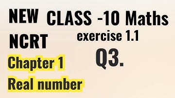 Class 10 Maths Ex 1.1 Q3 solution chapter 1 Real numbers New ncert book pattern #realnumbers