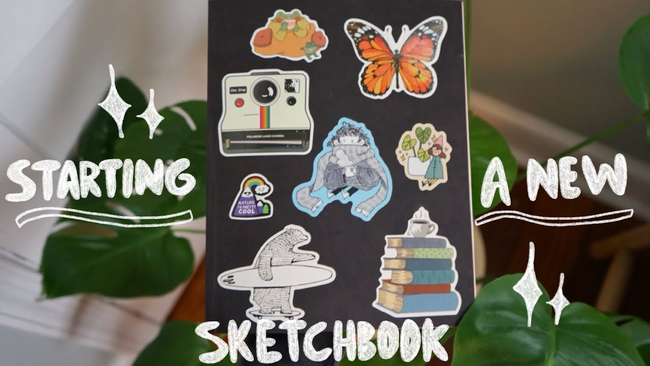 starting a new sketchbook draw with me - YouTube