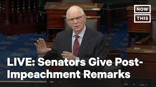 Senators Speak After Trump Acquittal in Impeachment Trial | LIVE