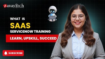 What is SaaS | ServiceNow Training | ZaranTech DotCom