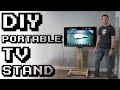 DIY Portable TV Stand