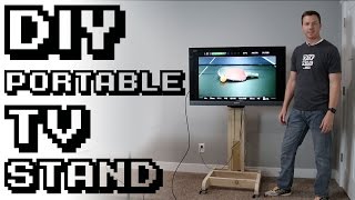 DIY Portable TV Stand image