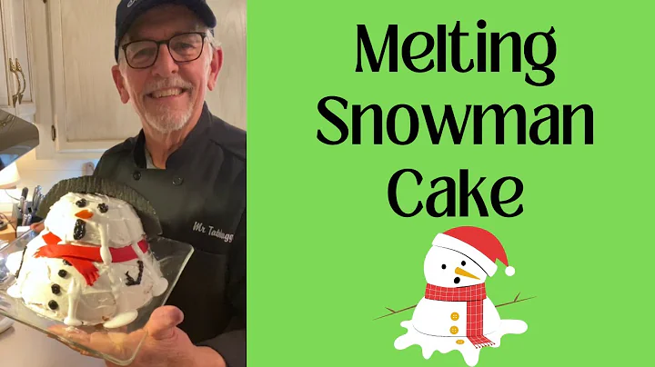 Melting Snowman Cake