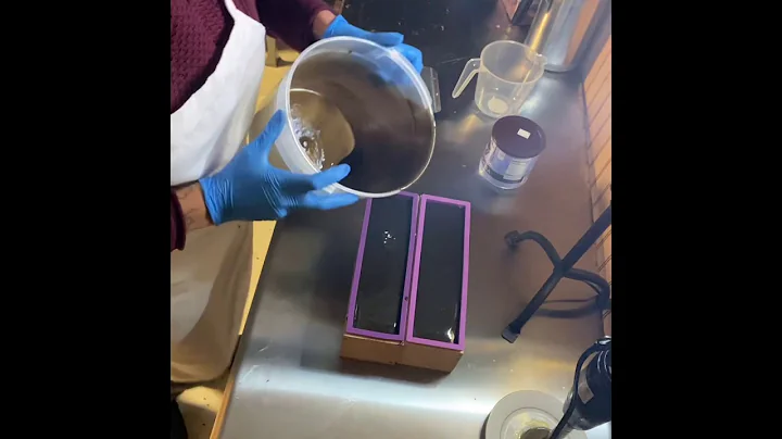 Making Mint Mocha Cold Process Soap