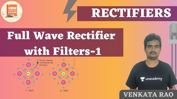 Full wave rectifier with filter-1 | Rectifiers | GATE/ESE | Venkata Sir