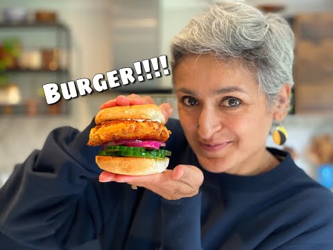 DELICIOUS BURGERS  Vegan bean potato burgers ready in minutes  Healthy burgers  Food with Chetna