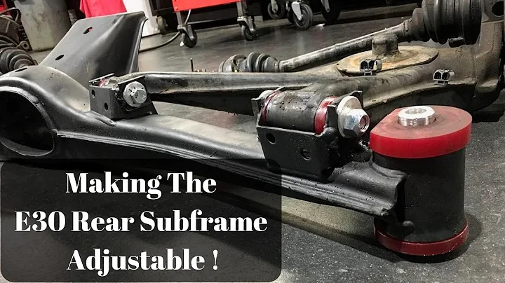Installing Camber&Toe Brackets + Poly Bushings on the E30