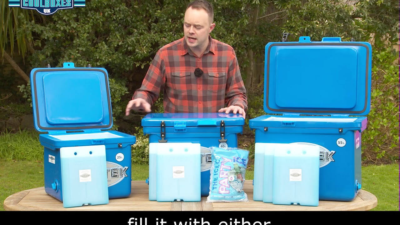 Icey-Tek 25L, 40L and 55L Cube Cool Boxes from Cool Boxes UK