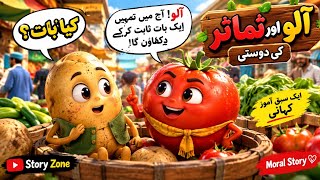 🥔🍅 The Friendship of Potato & Tomato | A Heart-Touching Moral Story