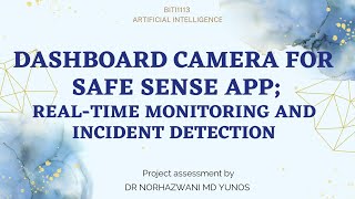 DASHBOARD CAMERA FOR SAFE SENSE APP; AND INCIDENT DETECTION screenshot 5