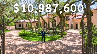 Inside a $10,987,600 GRAND OAK ESTATE on an Acre in Coral Gables, FL | Snapper Creek Gated Community