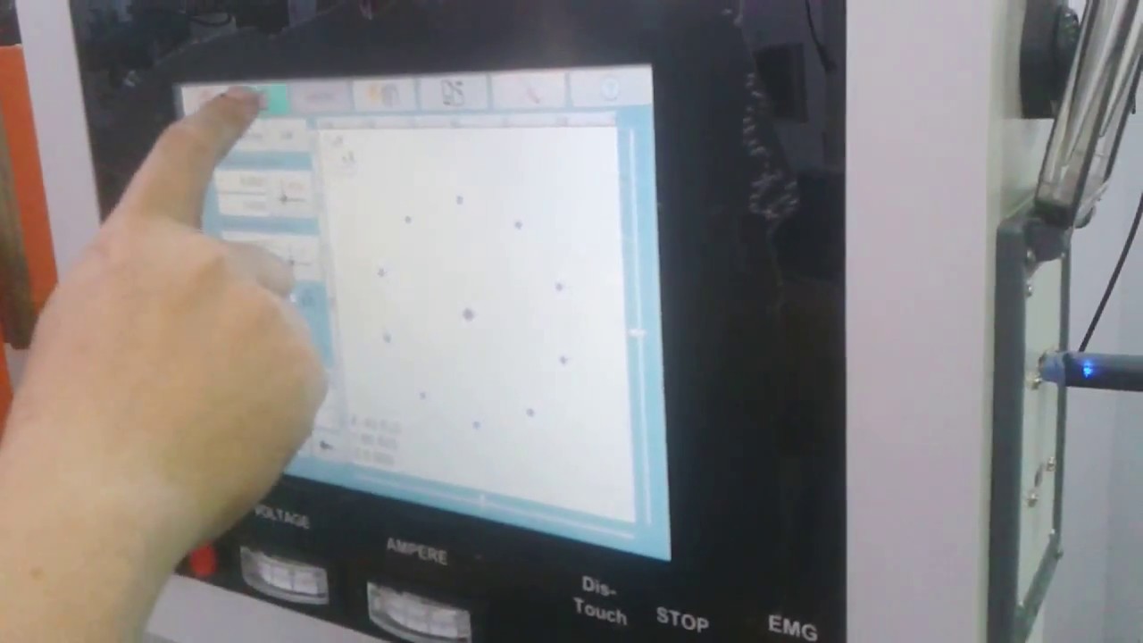 CASTEK FD22SNC демонстрация системы ЧПУ