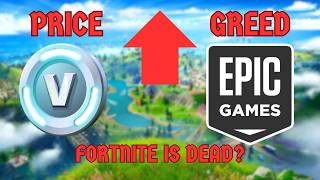 The Greed Of Epic Gamesfortnite Vbuck Price Increase