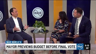 Louisville mayor talks about the budget ahead of final Metro council vote