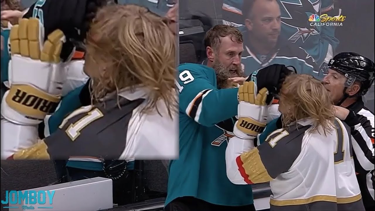 Joe Thornton holds William Karlsson hostage, a breakdown