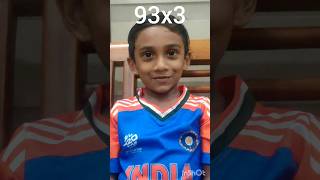 brilliant 5 year old! answering multiplication problems #maths #genius