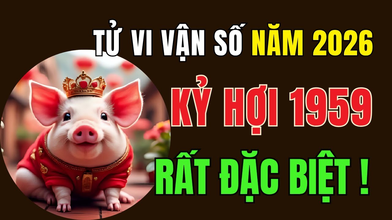 Tử vi Vận số, Năm 2026 của Tuổi Kỷ Hợi sinh năm 1959. Rất đặc Biệt, báo hiệu nhiều thay đổi