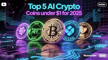 Top 5 AI Crypto Coins UNDER $1 That Could Explode in 2025 💥 (Don’t Miss This!)