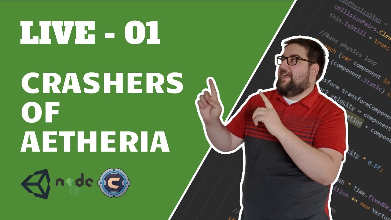 [ Unity | Multiplayer Node js ] Crashers of Aetheria Live - 01 - YouTube