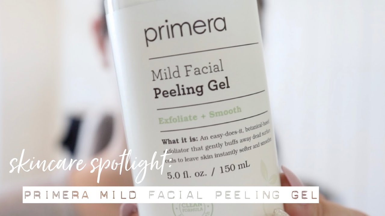 SKINCARE SPOTLIGHT PRIMERA PEELING GEL REVIEW & DEMO gifted YouTube