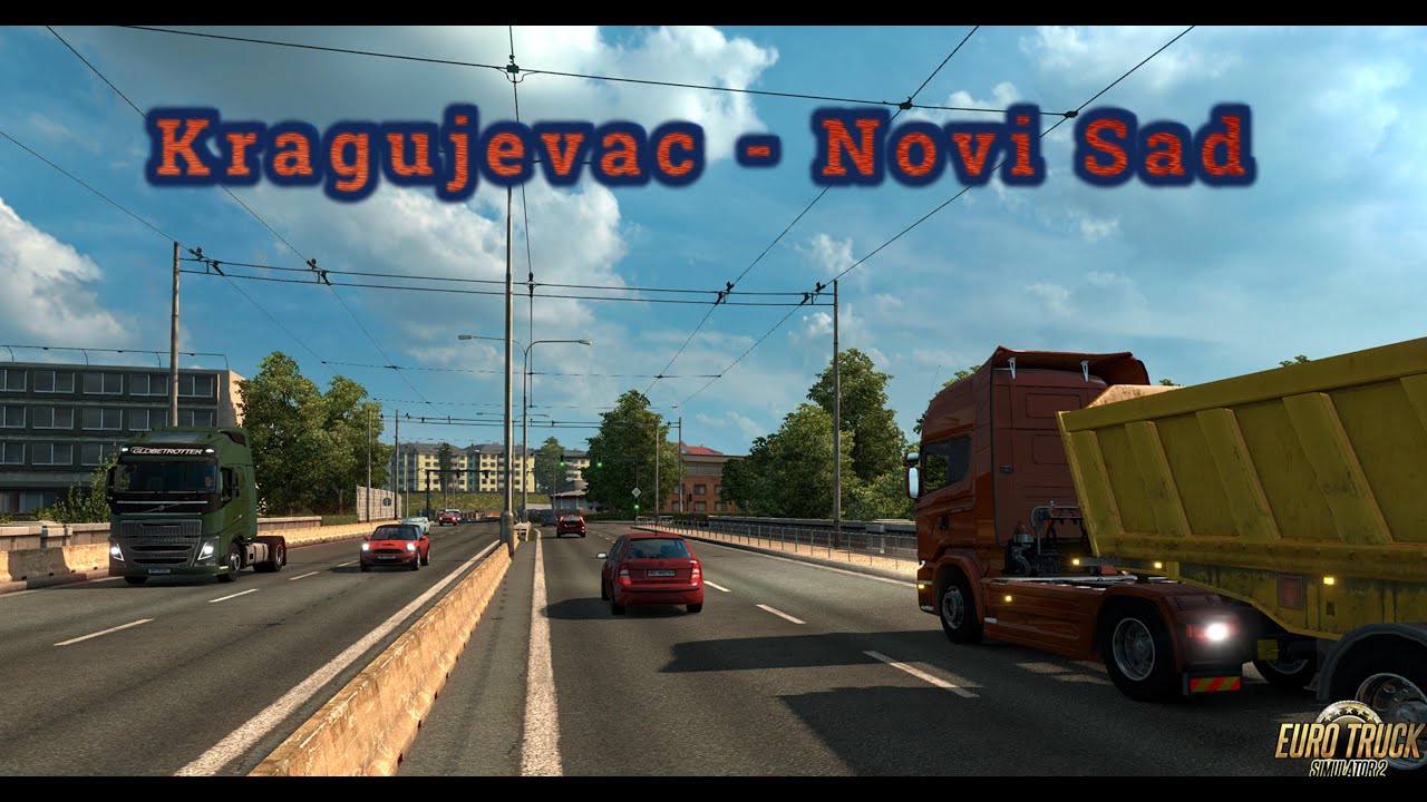 🚛 Euro Truck Simulator 2 – Kragujevac to Novi Sad Drive | Serbia ETS2 Route | Realistic Balkan Roads